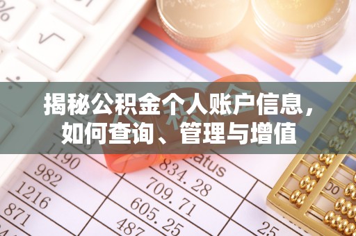 界首揭秘公积金个人账户信息，如何查询、管理与增值