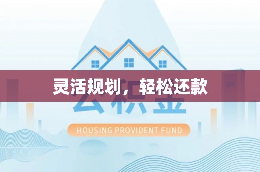 界首灵活规划，轻松还款