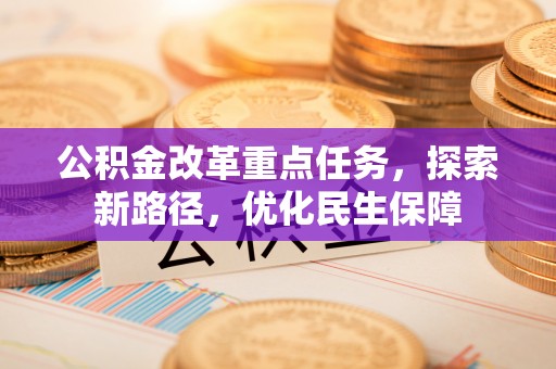 界首公积金改革重点任务，探索新路径，优化民生保障