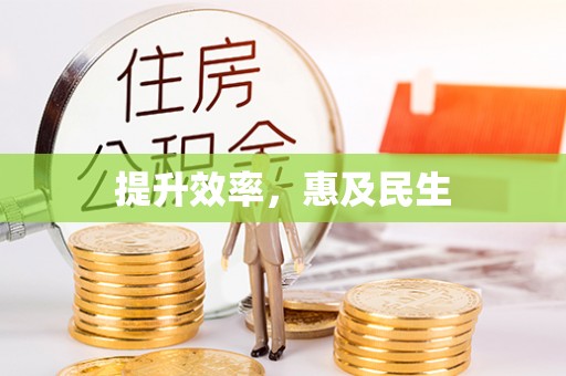 界首提升效率，惠及民生