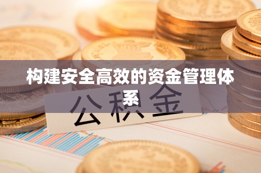 界首构建安全高效的资金管理体系