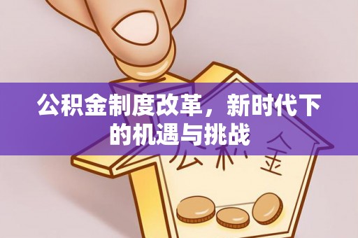 界首公积金制度改革，新时代下的机遇与挑战