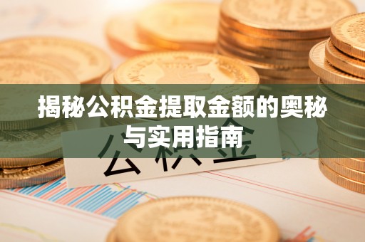界首揭秘公积金提取金额的奥秘与实用指南