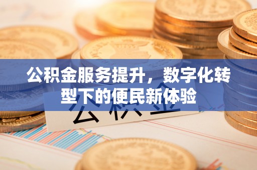 界首公积金服务提升，数字化转型下的便民新体验