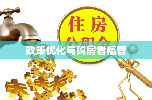 界首政策优化与购房者福音