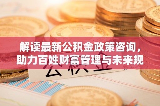 界首解读最新公积金政策咨询，助力百姓财富管理与未来规划