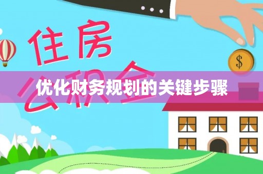 界首优化财务规划的关键步骤