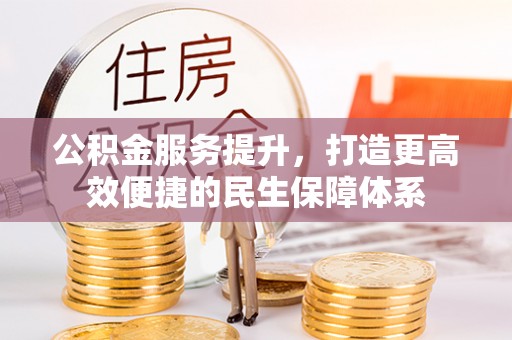 界首公积金服务提升，打造更高效便捷的民生保障体系