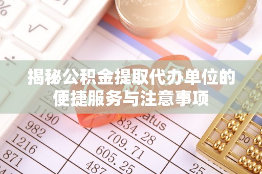 界首揭秘公积金提取代办单位的便捷服务与注意事项