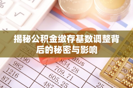 界首揭秘公积金缴存基数调整背后的秘密与影响
