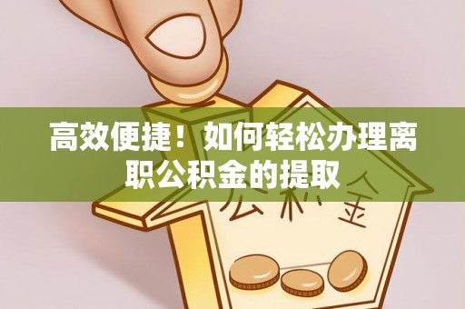界首高效便捷！如何轻松办理离职公积金的提取