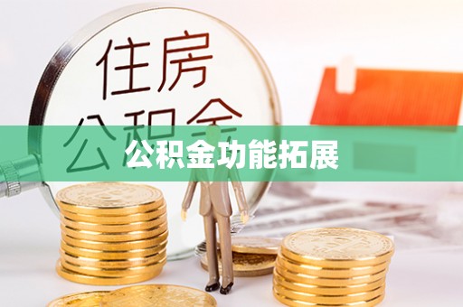 界首公积金功能拓展