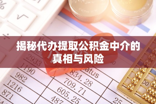 界首揭秘代办提取公积金中介的真相与风险