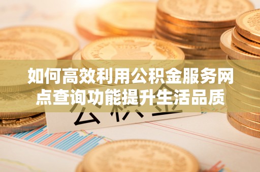 界首如何高效利用公积金服务网点查询功能提升生活品质