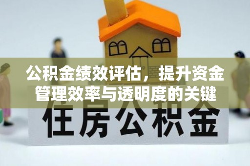 界首公积金绩效评估，提升资金管理效率与透明度的关键