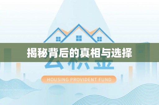 界首揭秘背后的真相与选择