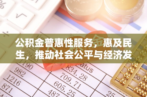 界首公积金普惠性服务，惠及民生，推动社会公平与经济发展的基石