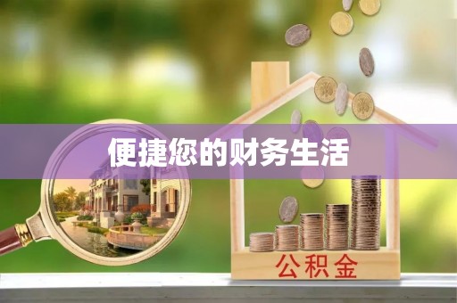 界首便捷您的财务生活