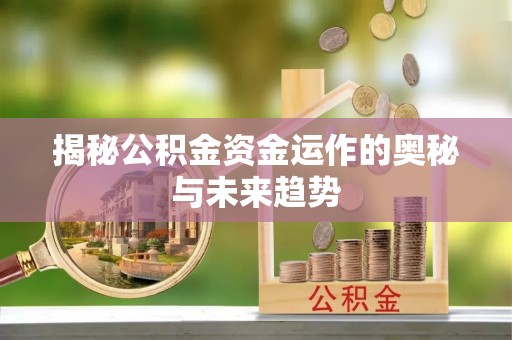 界首揭秘公积金资金运作的奥秘与未来趋势