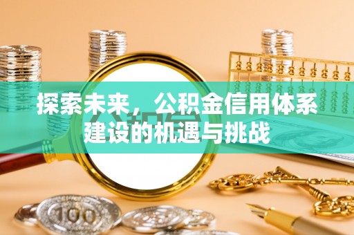界首探索未来，公积金信用体系建设的机遇与挑战